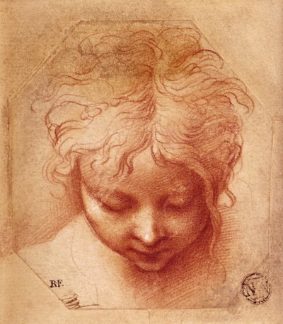 Estudio de una cabeza de Parmigianino