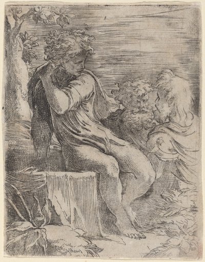 El niño y dos ancianos de Parmigianino