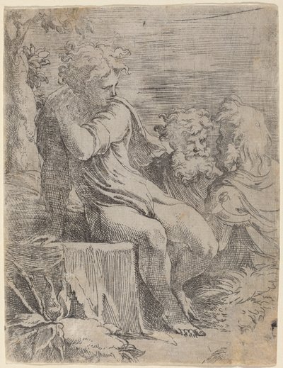El niño y dos ancianos de Parmigianino
