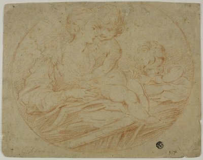 Mujer y dos niños de Parmigianino