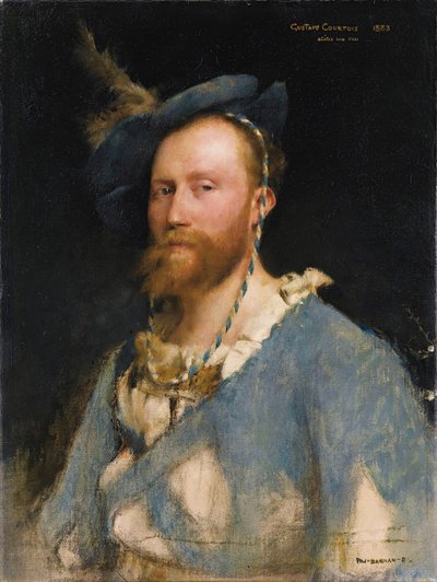 Retrato del artista Gustave Courtois, 1883 de Pascal Adolphe Jean Dagnan Bouveret