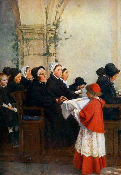 El pan bendito, c1879 de Pascal Adolphe Jean Dagnan Bouveret