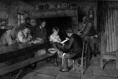 El accidente (1879): un médico cura la herida de un joven campesino. Grabado después de la pintura de Pascal Dagnan-Bouveret (Dagnan Bouveret) (1852-1929). En “El Mundo Ilustre” n°1208 del 22 de mayo de Pascal Adolphe Jean Dagnan Bouveret