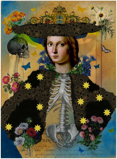 Retrato de un esqueleto coronado de Pascal Bouchet-Spiegel