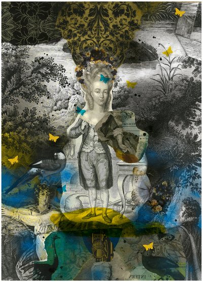 Collage rococó de ensueño de Pascal Bouchet-Spiegel