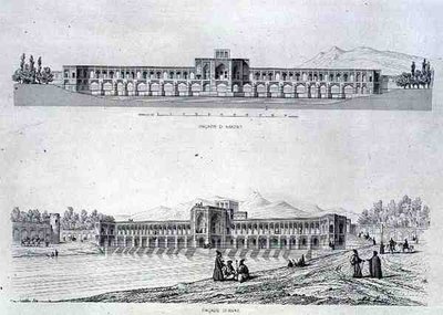 Puente de Hassan Beg, en el Zeineroud en Isfahan, de 
