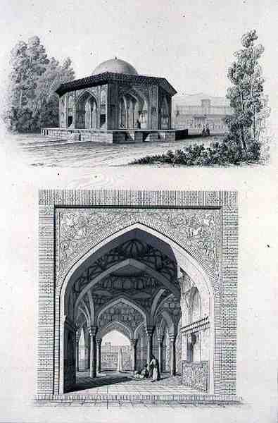 Kiosco en el Palacio Qajar Golestan 