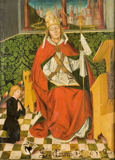 San Ciriaco con donante de Passauer Maler