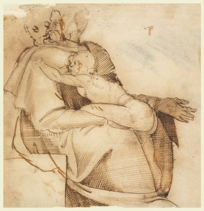 Figura con niño de Passerotti
