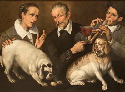 Jugador de zufolo, 1585-1590 de Passerotti