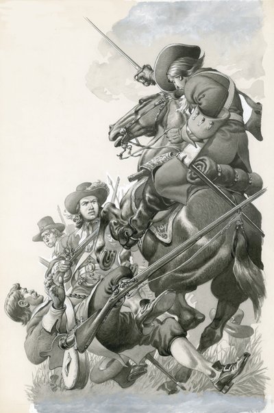 Vientre negro de caballo de Pat (1907-95) Nicolle