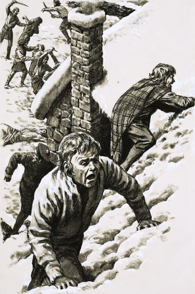 Batalla escocesa sin identificar de Pat (1907-95) Nicolle
