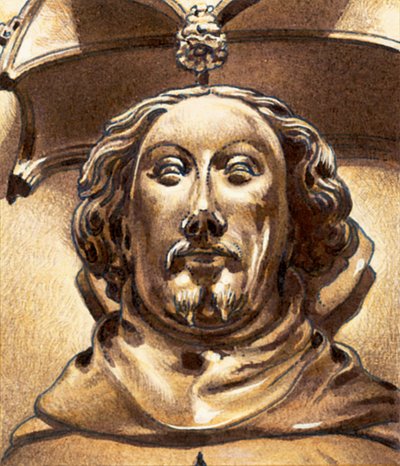 Rey Ricardo II de Inglaterra (gouache sobre papel) de Pat (1907 95) Nicolle