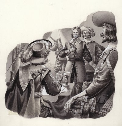 Sebastien Vauban, el mayor experto europeo en guerra de asedio (gouache sobre papel) de Pat (1907 95) Nicolle