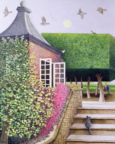 Visionado (óleo sobre lienzo) de Pat Scott