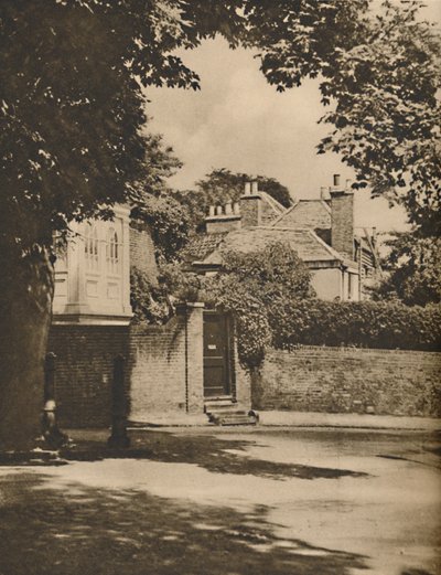Luz solar y sombra en un camino sinuoso de Highgate, c1935 de Paterson