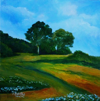 Bleuets hacia Thiotte, 2016 de Patricia Brintle