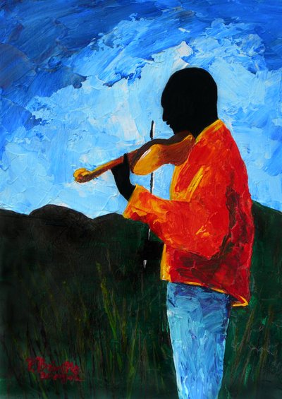Notas azules a la montaña, 2008 de Patricia Brintle