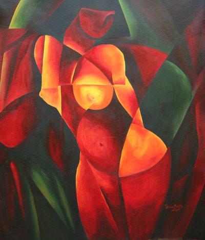 Rideau Vert, 2008 (acrílico sobre lienzo) de Patricia Brintle