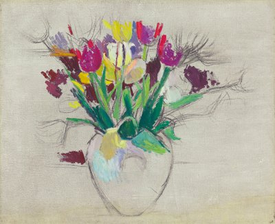 Naturaleza Muerta con Flores de Patrick Henry Bruce