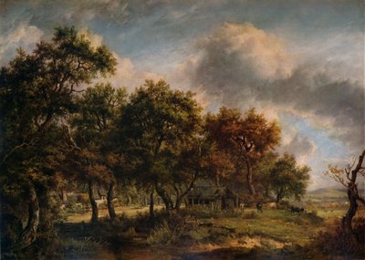 Cabaña de un Leñador, 1820 de Patrick Nasmyth