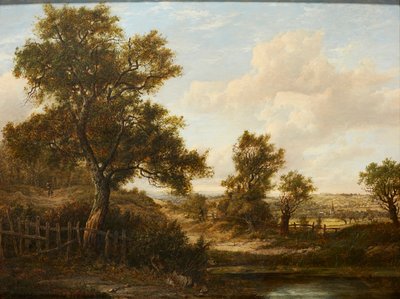 Figuras en un camino boscoso de Patrick Nasmyth