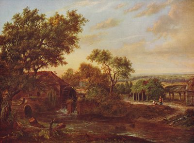 El molino de agua, Carshalton, 1830 de Patrick Nasmyth