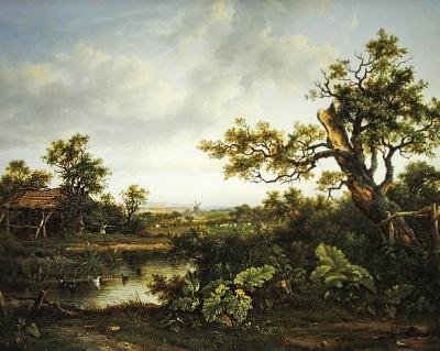 Paisaje boscoso de Patrick Nasmyth