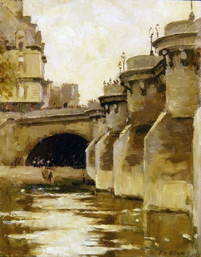 Pont-Neuf, París, c.1900 de Patrick William Adam