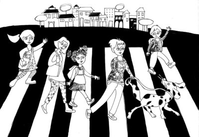 Ciudad, 2020 (Tinta sobre papel) de Patrizia La Porta