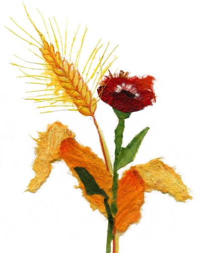 Naturaleza, 2021 (Acrílico sobre papel) de Patrizia La Porta