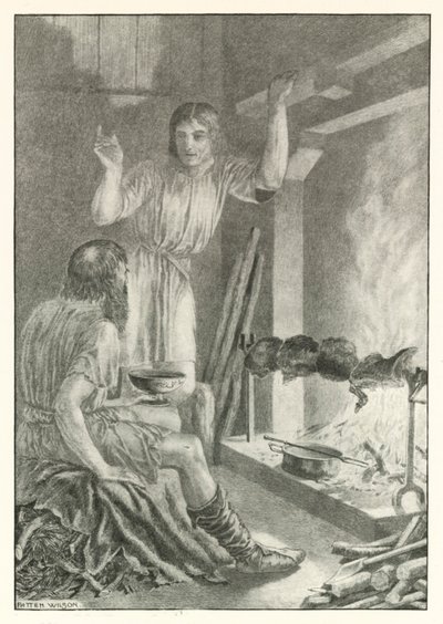 Ilustración para la Odisea de Homero (litografía) de Patten (after) Wilson