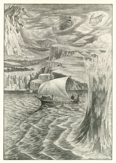 Ilustración para la Odisea de Homero (litografía) de Patten (after) Wilson