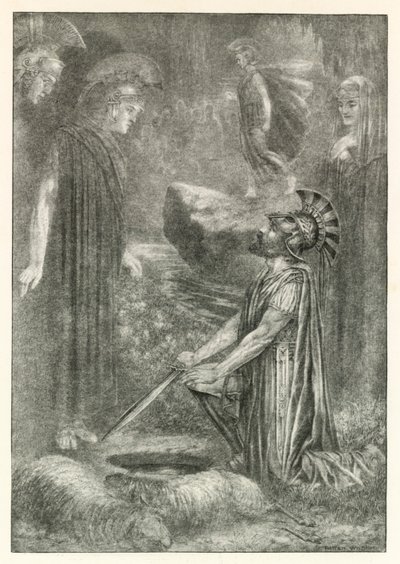 Ilustración para la Odisea de Homero (litografía) de Patten (after) Wilson