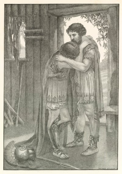 Ilustración para la Odisea de Homero (litografía) de Patten (after) Wilson