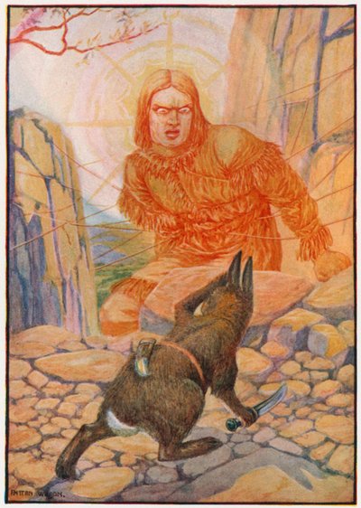 "Vuelve, Tavwots", gritó el sol (litografía en color) de Patten Wilson