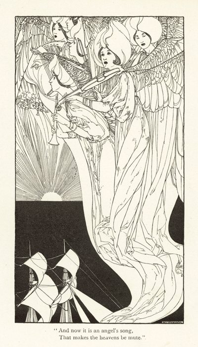 Rime of the Ancient Mariner (grabado) de Patten Wilson