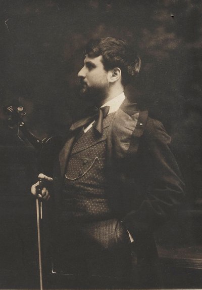 Retrato del violinista y compositor Joan Manén y Planas de Pau Audouard