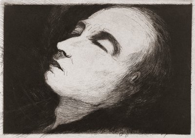 Vincent van Gogh en su lecho de muerte de Paul  Gachet