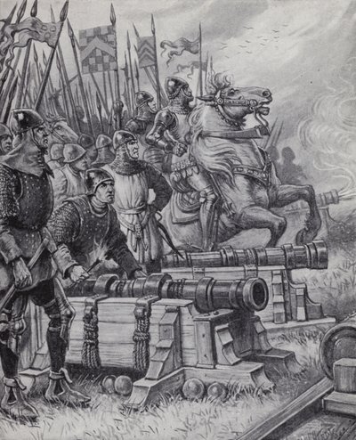 Uso temprano de la pólvora en batalla de Paul (after) Hardy