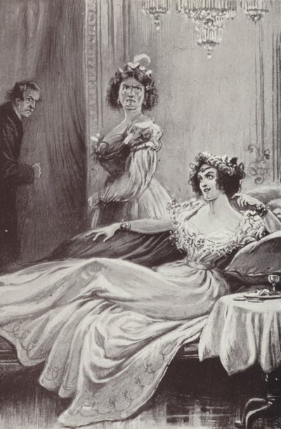 Ilustración para Barchester Towers de Anthony Trollope de Paul (after) Hardy