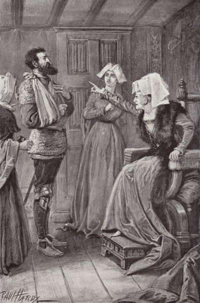 Ilustración para El Claustro y El Hogar de Charles Reade de Paul (after) Hardy