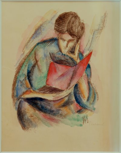 Mujer leyendo de Paul Adolf Seehaus