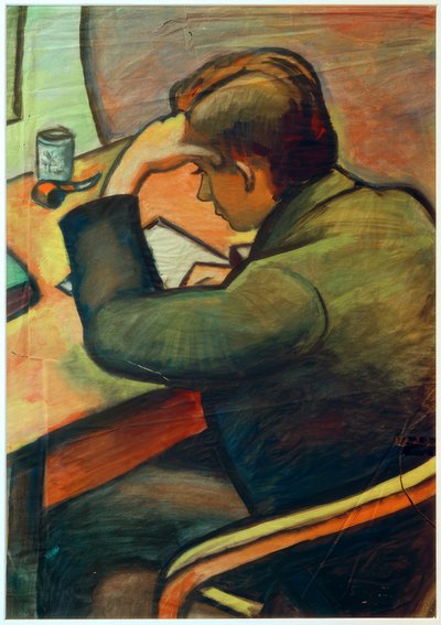 Retrato (Hans Simsa) de Paul Adolf Seehaus