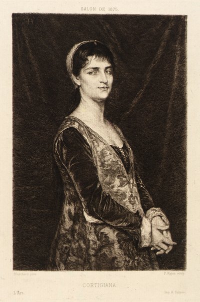 Cortigiana de Paul Adolphe Rajon