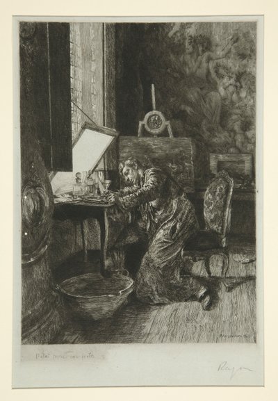 El pintor de Paul Adolphe Rajon