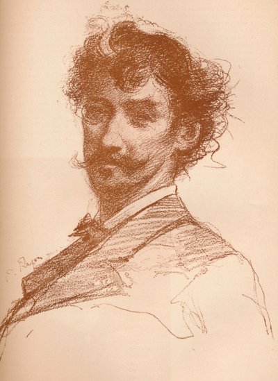 Retrato de Whistler, 1880 1903-1904 de Paul Adolphe Rajon