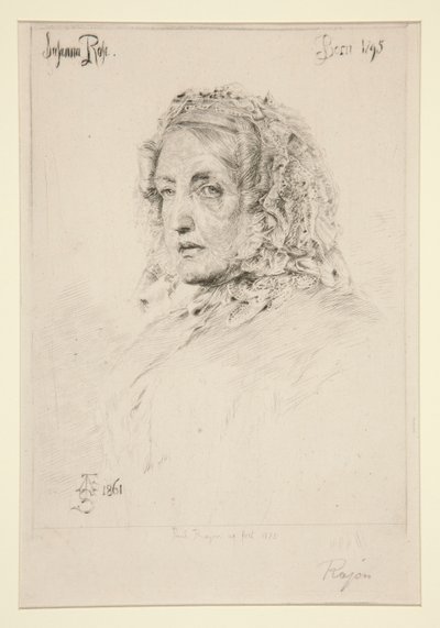 Suzanna Rose, después de Sandys de Paul Adolphe Rajon