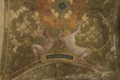 Decoración de la bóveda del peristilo del Petit Palais, entre 1909 y 1910 (decoración arquitectónica) de Paul Albert Baudouin