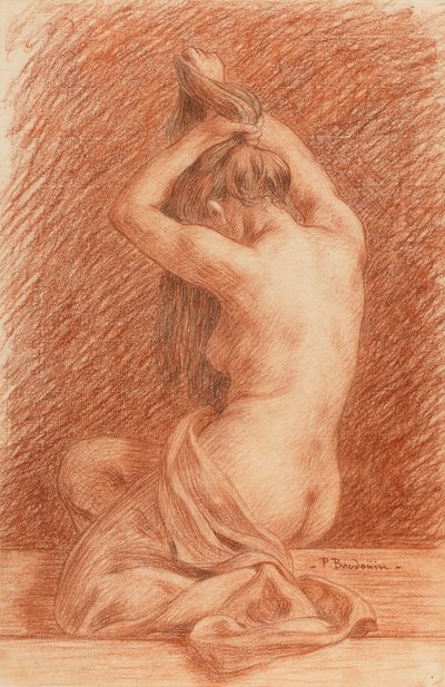 Peluquería de Figura Femenina de Paul Albert Baudouin